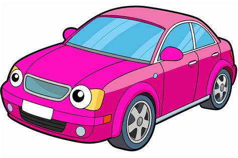 Audi A4 Car Illustration Cartoons Clipart Line Art Design On White