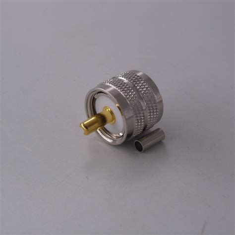 Antenna Wire Electrical Waterproof Rf Coaxial Uhf Pl Male Plug Crimp