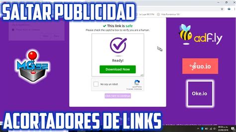 Como Saltar Publicidad De Acortadores De Links Mitly Us Oke Io Ouo Io