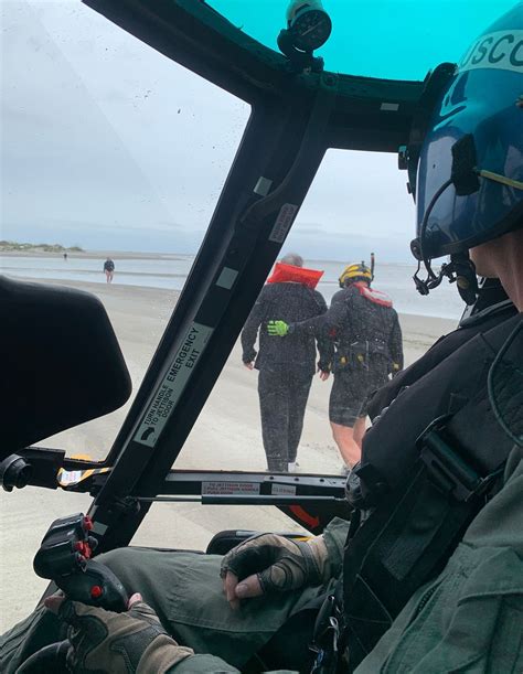 PHOTO RELEASE Coast Guard Rescues 3 From Capsized Vessel Near Kiawah