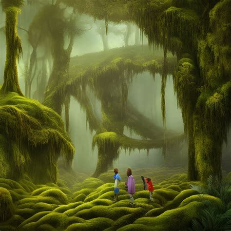 Landscape Of The Mossy Forest Cameron Highlands Malaysia Highlands