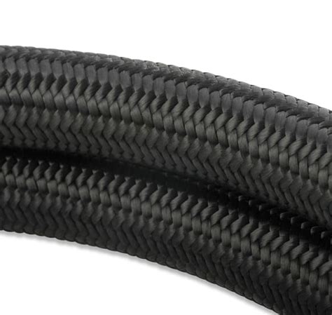 Mr Gasket Mr Gasket Black Nylon Braided Hose An Feet