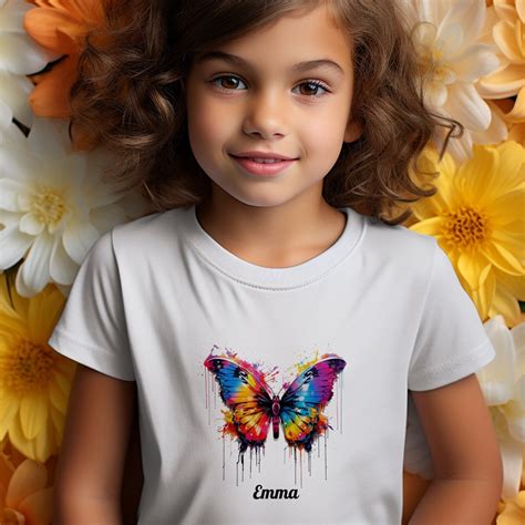 Cute Custom Butterfly Graffiti T Shirt Design Your Own Shirt