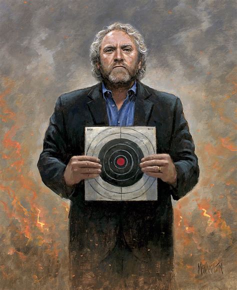 Andrew Breitbart No Fear 11x14 Litho Jon Mcnaughton Canvas Giclee