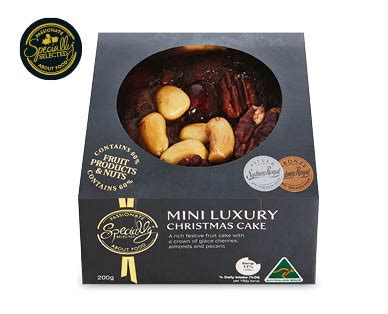 Specially Selected Mini Luxury Christmas Cake 200g - ALDI Australia