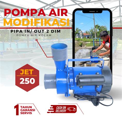 Jual Pompa Air 2 Dim Type JET 250 Hemat Listrik Sanyo Modifikasi Untuk