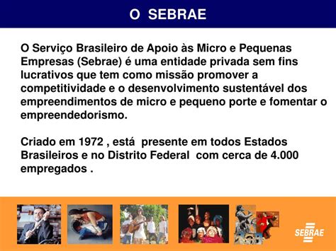 O Sebrae Destacando O Movimento Empreenda Define A Utilização