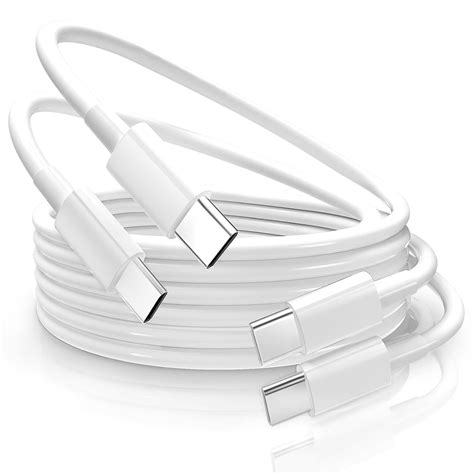 Cable Usb C A Usb C De W Paquete De Cables De Carga Usb C De