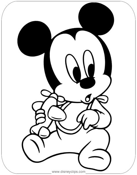 Disney Babies Coloring Pages Disneyclips