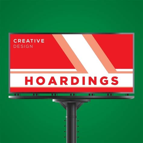 City Hoarding Mockup Over 14 Royalty Free Licensable Stock Vectors