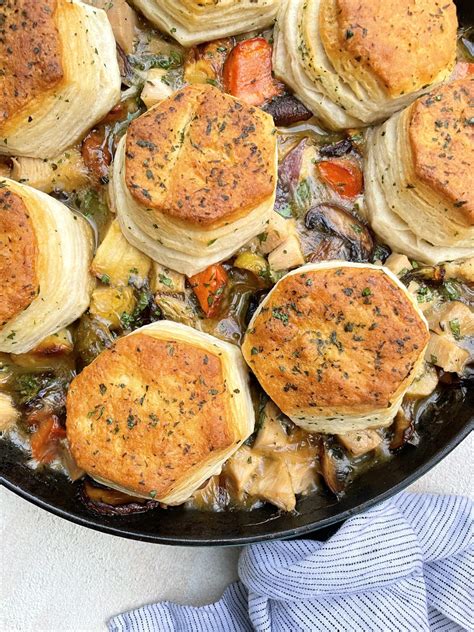 Turkey Pot Pie With Biscuits Recipe Pamela Salzman