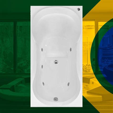 Banheira De Hidromassagem Retangular Blumenau Hidro Em Acr Lico