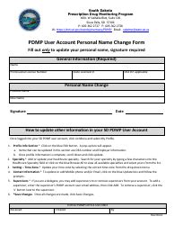 South Dakota Name Change Request Form Fill Out Sign Online And