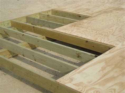 Floor Joist Spacing Shed