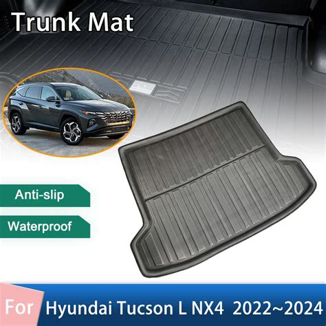 Car Rear Boot Cargo Mats For Hyundai Tucson L NX4 LWB 2022 2023 2024