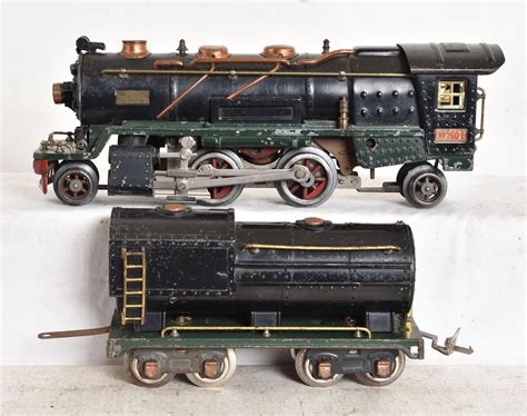 Sold Price Lionel Prewar O Gauge 260e Steam Locomotive W 260t Tender