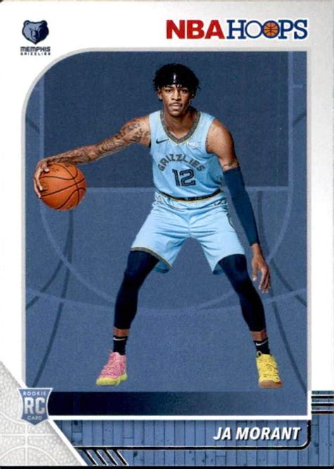 2019 20 Panini Nba Hoops 259 Ja Morant Memphis Grizzlies