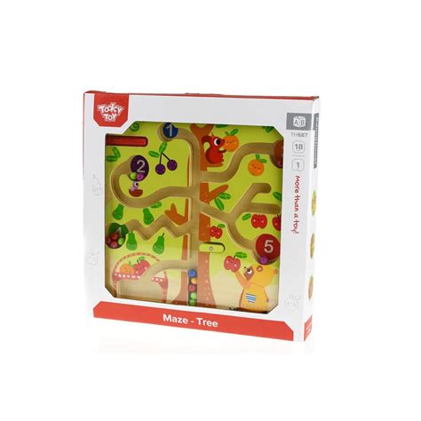 Laberinto para Niños Tooky Toy TK TH687 Multicolor Forma de Árbol