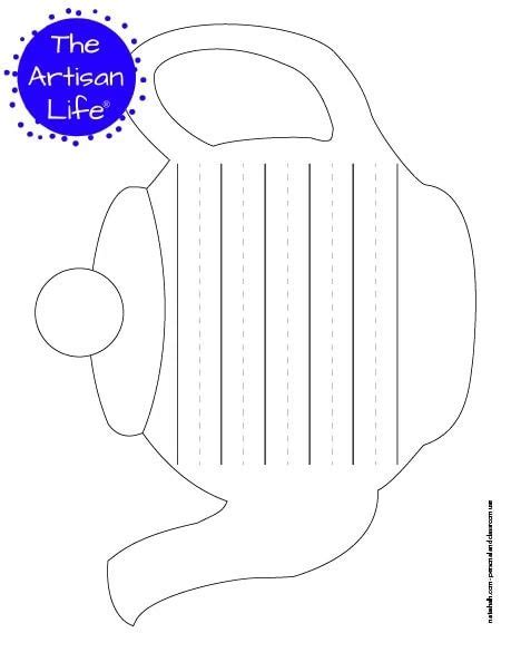 Free Printable Teapot Templates Tea Pots Diy Mother S Day Crafts