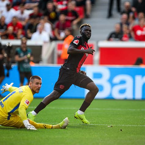 Bundesliga: Boniface Grabs Brace In Leverkusen Big Win Against Darmstadt