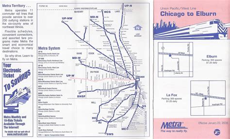 Metra Union Pacific West Line Timetable January Flickr