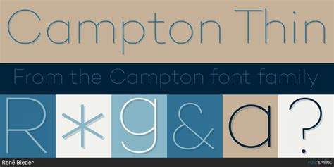 Similar Fonts To Campton | Fontspring