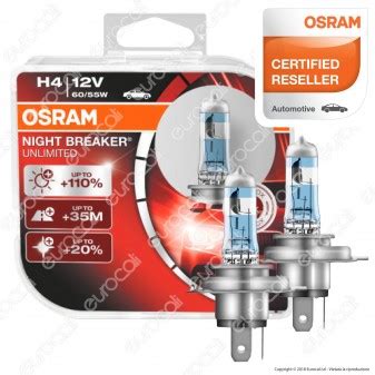 Lampadine Osram H4 Night Breaker