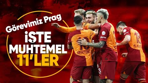 UEFA Avrupa Ligi nde Galatasaray Sparta Prag mücadelesinin muhtemel 11