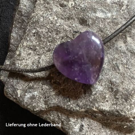 Herz Anh Nger Aus Amethyst