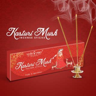 Buy Kasturi Masala Incense Sticks Vedic Vaani