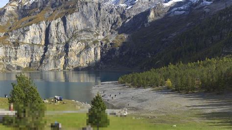 Kandersteg: Berghotel Oeschinensee - Oeschinensee - Blüemlisalp Weather Swiss Webcams