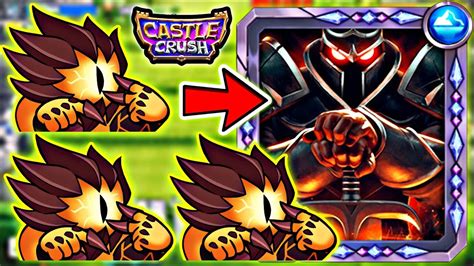 Castle Crush NFT Black Knight With Epic Fire Elemental SUPER