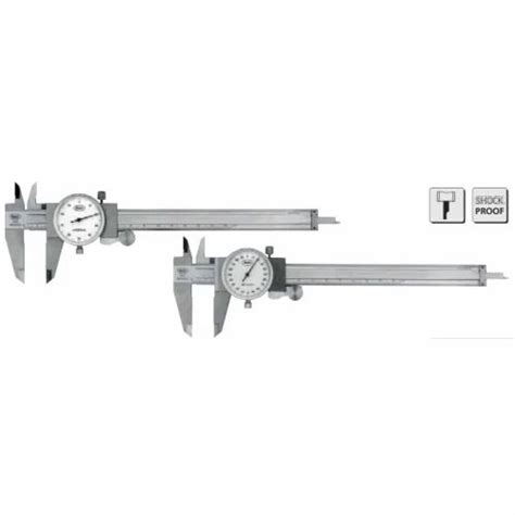 Analog Stainless Steel Dial Vernier Caliper Accuracy Mm Size