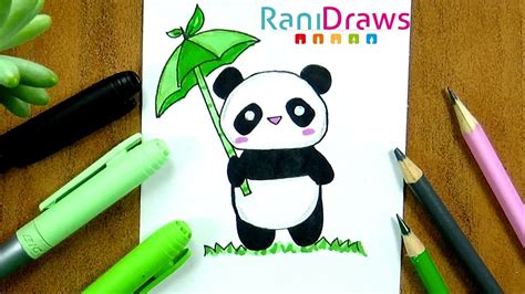 Cómo Dibujar Un Panda Paso A Paso Youtube