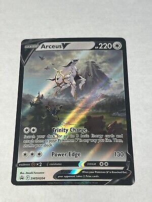 Pok Mon Tcg Arceus V Sword Shield Swsh Holo Promo Near Mint Nm Ebay