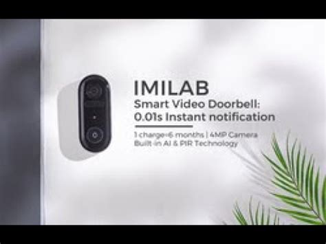 Imilab Smart Video Doorbell The Fastest And Safest Kickstarter Youtube