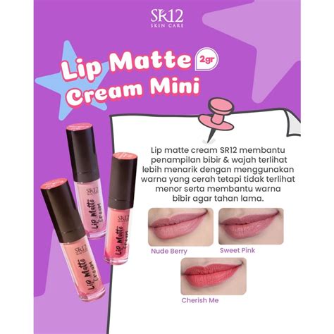 Jual Sr Lip Matte Cream Series Lip Mengembalikan Warna Alami Bibir