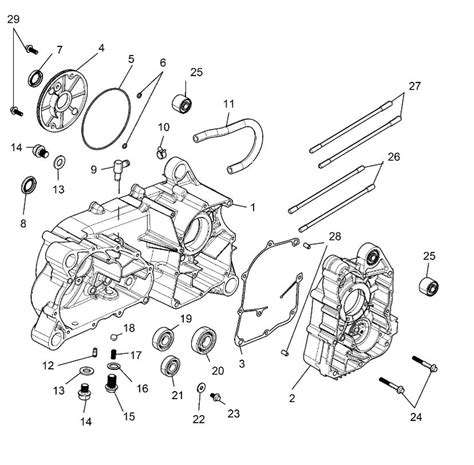 HAMMERHEAD GTS 150 ENGINE CRANKCASE COMPLETE LEFT RIGHT PARTS FOR SALE