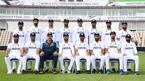 Icc Bcci Share India S Squad Photograph Ahead Of Wtc Final Against New