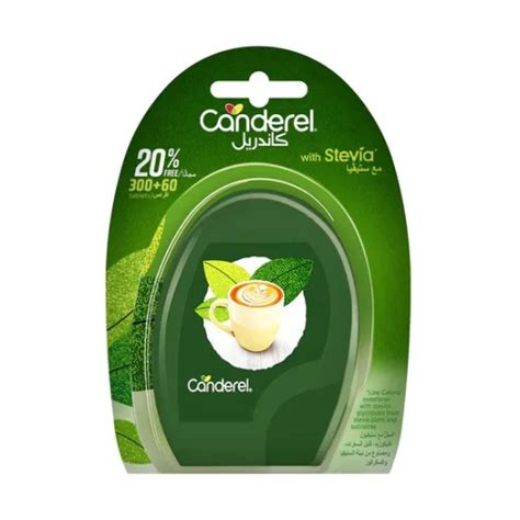 Canderel Stevia 300 Tabs60 Tabs Free Low Calorie Sweetener