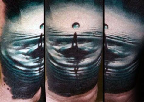 30 Water Drop Tattoo Designs For Men - Liquid Ink Ideas