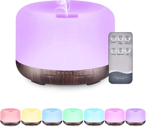 Humidificador Difusor Aromaterapia Ultras Nico Control Remota Led