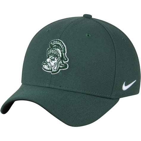 Nike Michigan State Spartans Green Vault Swoosh Flex Hat