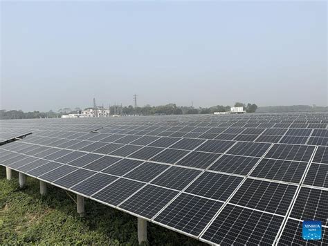 Feature Chinese Built Solar Power Plant Shines In Northern Bangladesh