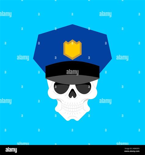 Skeleton Policeman Stock Vector Images Alamy