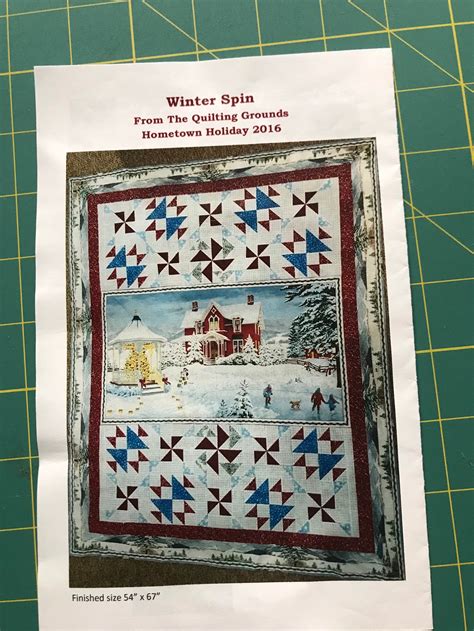 Winter Spin Quilt Kit 54x67 Oop Winters Eve Fabric By John Etsy