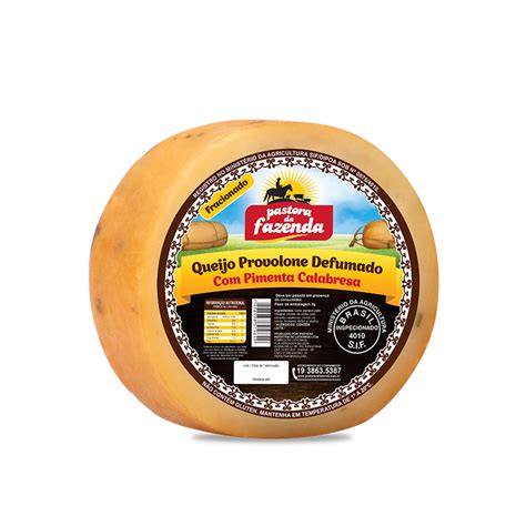 Queijo Provolone Pimenta Cababreza Pastora Da Fazenda