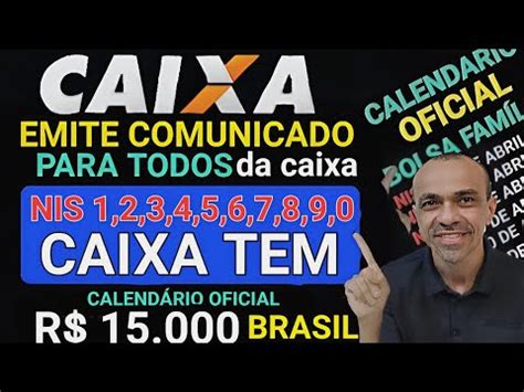 CAIXA EMITE COMUNICADO A TODOS OS NIS DO CAIXA TEM AUXÍLIO BRASIL DE