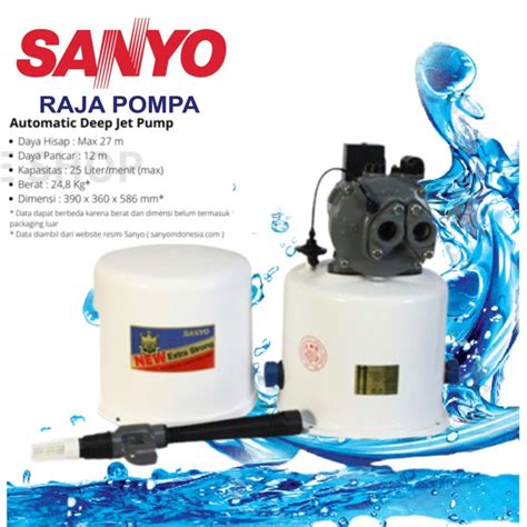 Jual Mesin Pompa Air Sanyo Jet Pump PDH 200 B Jakarta Pusat