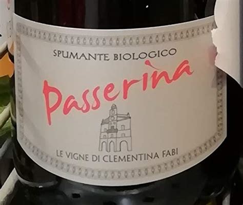 Vendita X Bottiglie Vino Passerina Spumante Extra Dry Brut Biologico